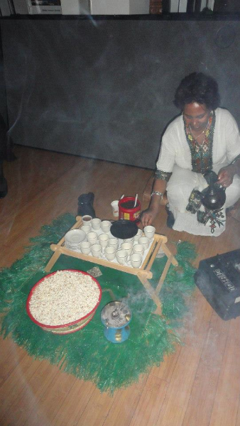 Coffee Ceremony at the Embassy of Ethiopia