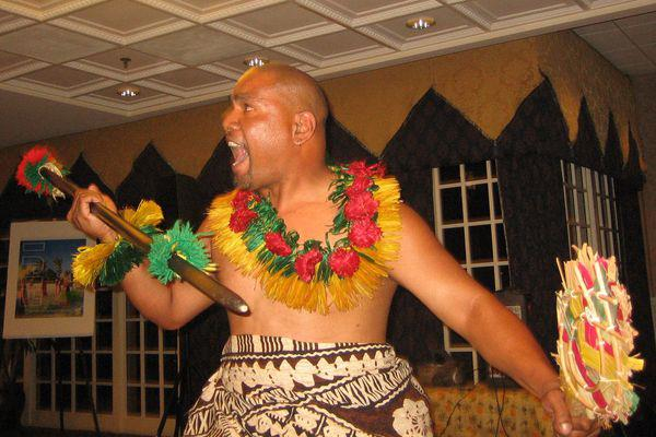 Fijian Foreign Minister, Ambassador and Warrior Dance